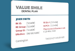 Unitas-Value-Smile-Dental-Plan-card